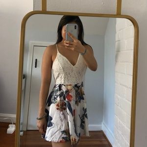 XS Romper, Floral/Lace